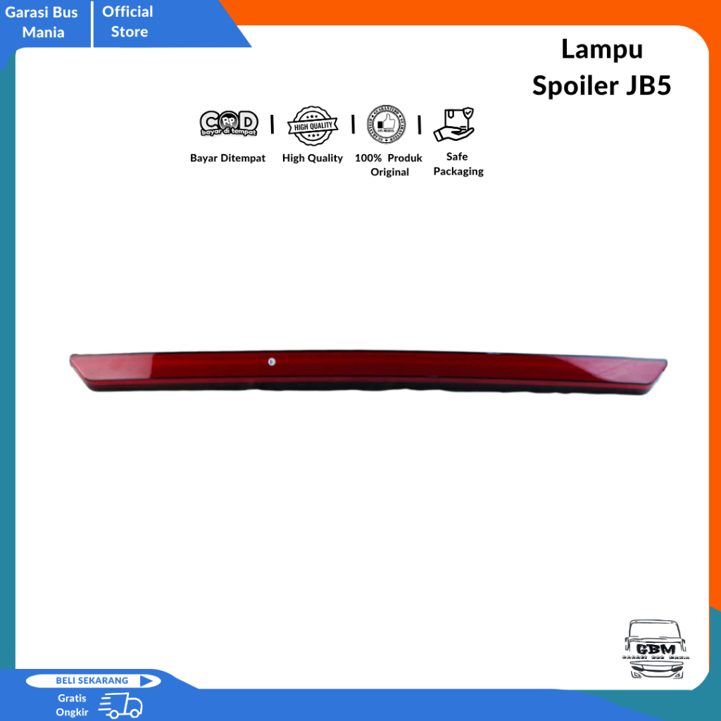 Lampu Spoiler atas center belakang bus Jetbus 5/Lampu Belakang Jetbus 5/Lampu Rem Atas JB5