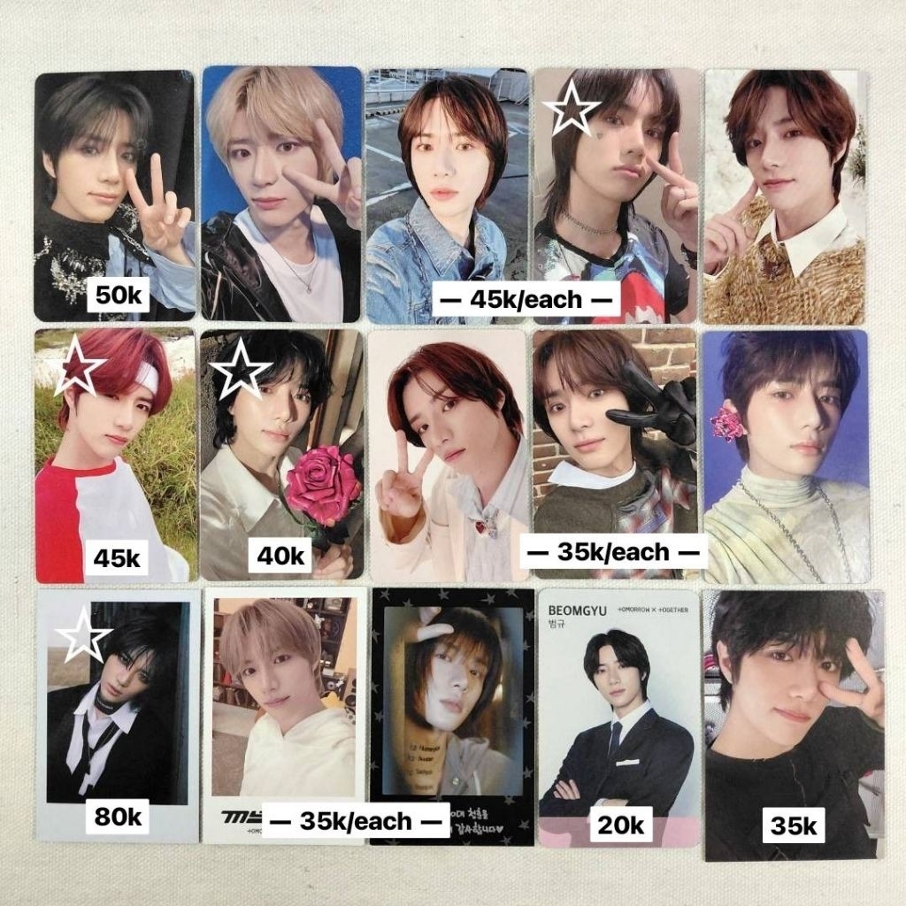 PHOTOCARD PC TXT OFFICIAL AAB BEOMGYU PART 1 MIDSUMMER FREEFALL MOAKIT 2024 2025 DVD ASM DICON FOURT