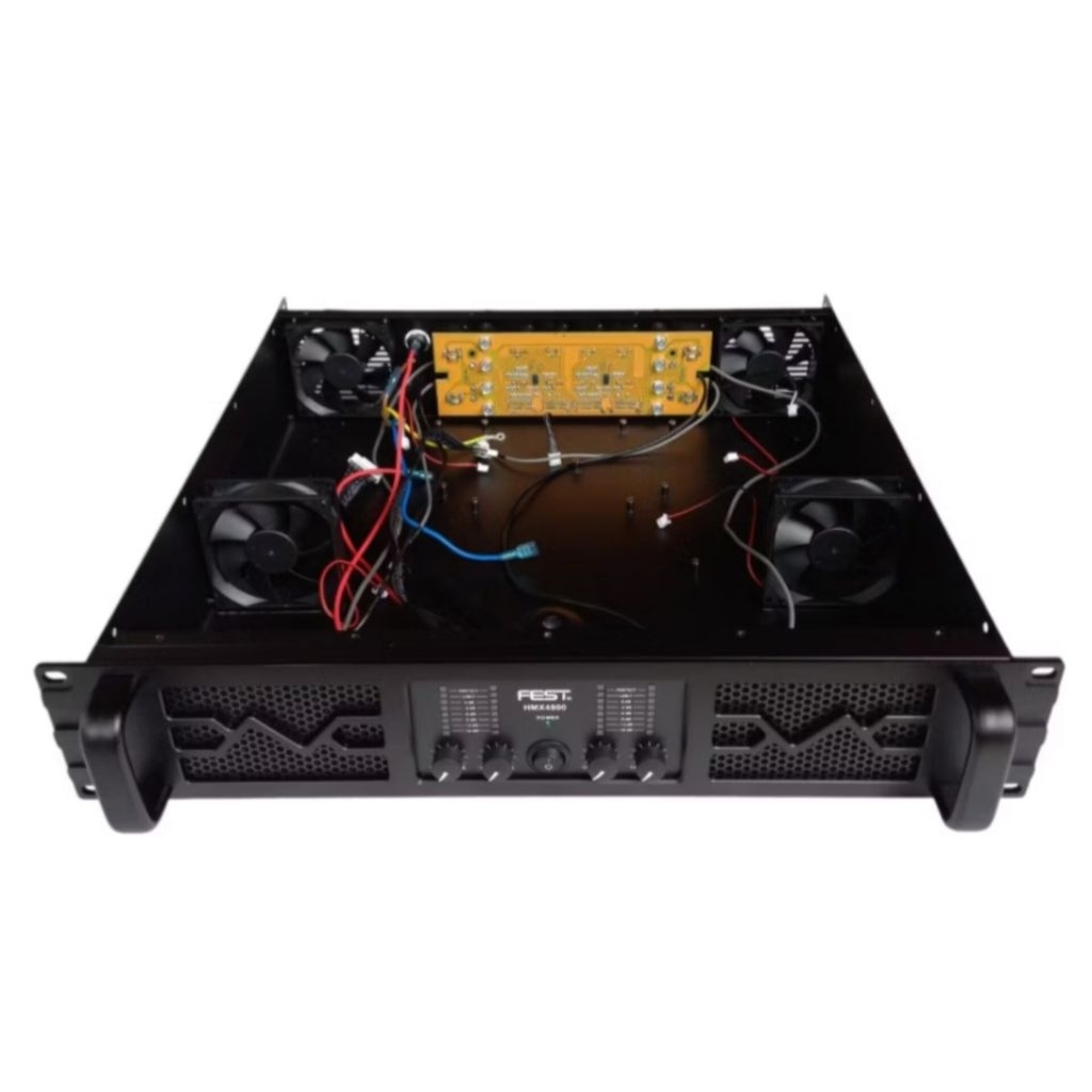 Box Power Builtup HMX4800 2U 4 Channel Lengkap Aksesoris