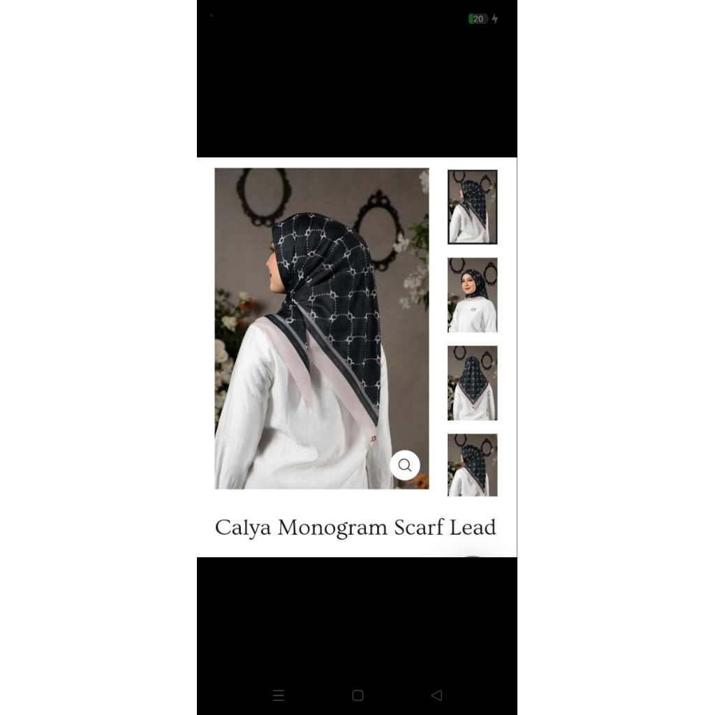 Calya Scraft Monogram WK Baju