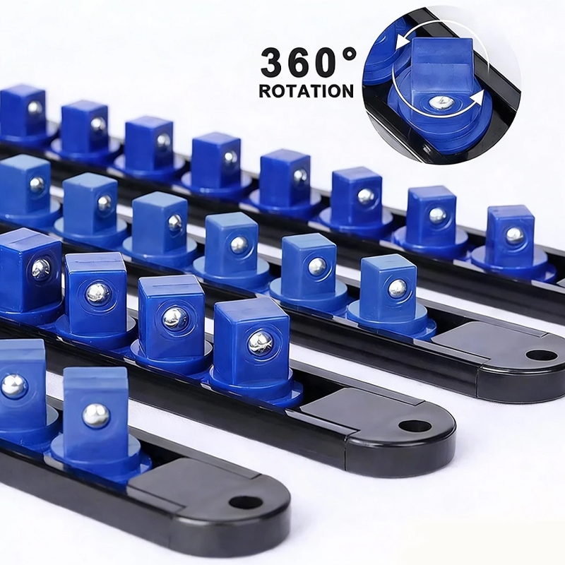 Tempat Socket Mata 2/1 Socket Rail Tempat Kunci Sok Sock Holder Tools