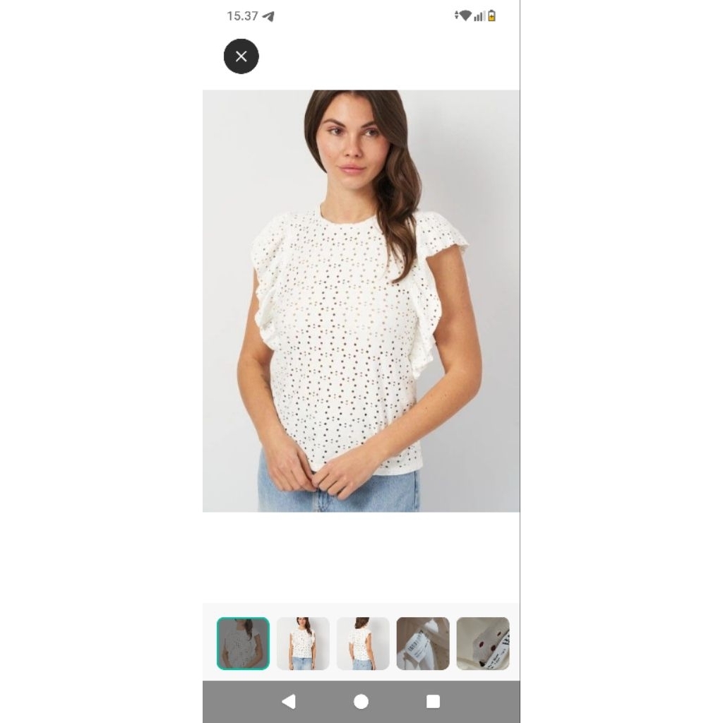 Vest Zara dan Blouse AtG