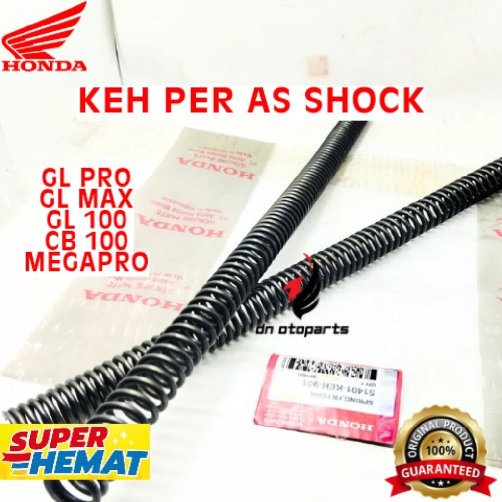 PER AS SHOCK ORIGINAL HONDA KODE KEH, PER AS SHOCK GL PRO, PER AS SHOCK GL MAX, PER AS SHOCK GL 100,