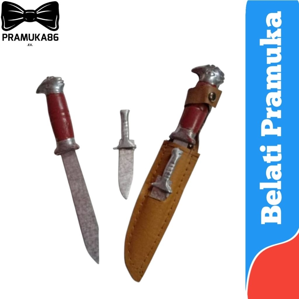 Pisau Belati Pramuka Kecil / Pisau Bowie Kecil / Belati Pramuka Kecil