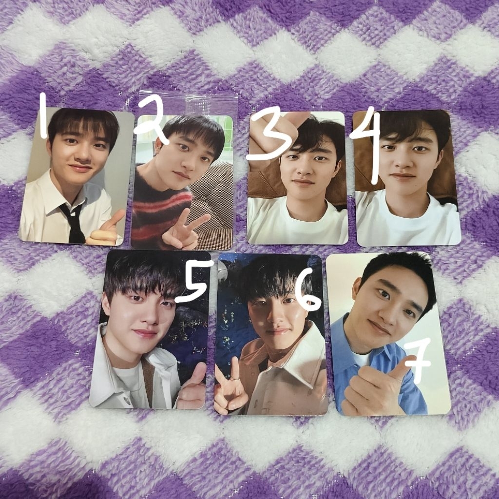 PHOTOCARD DOHKYUNGSOO KYUNGSOO ALBUM EXO REVERXE EXPECTATION BLOSSOM POB ZZIRANGE CHARLES OFFICIAL D