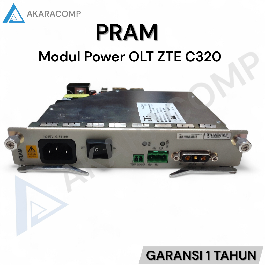 PRAM ZTE ZXA10 Modul Board Power Supply OLT ZTE C320
