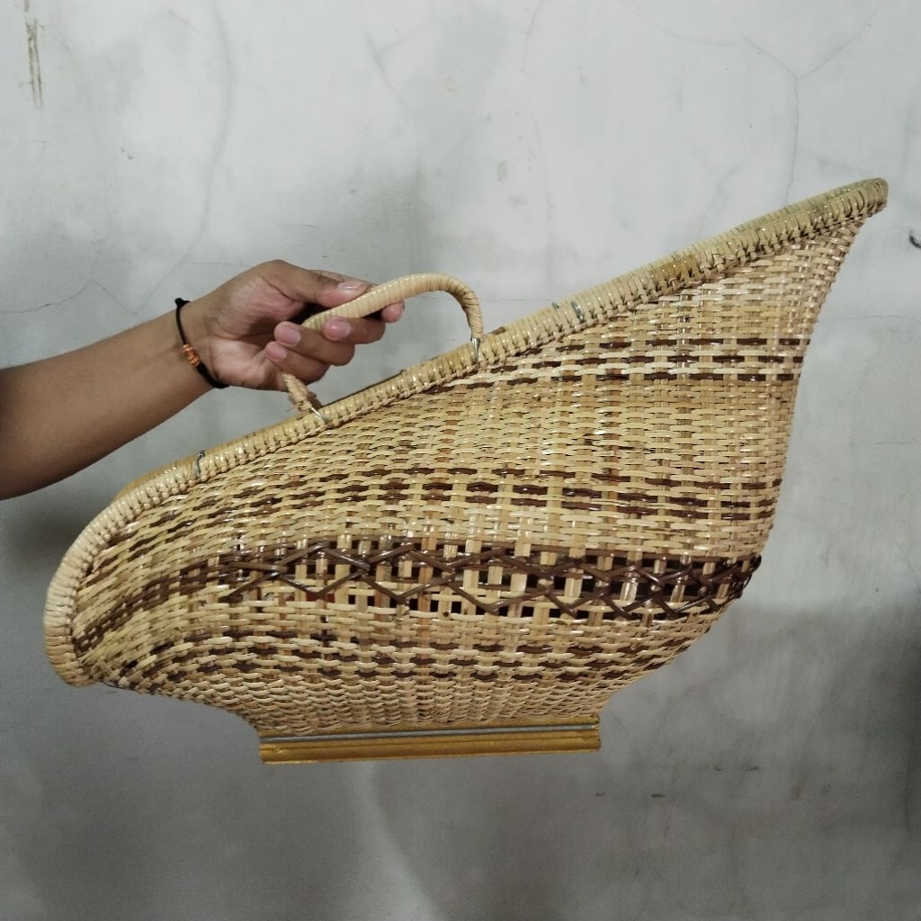 Kiso Ayam Full Rotan Full Vernis premium lentur halus kuat Kepek Ayam Jago Tas Ayam Bangkok