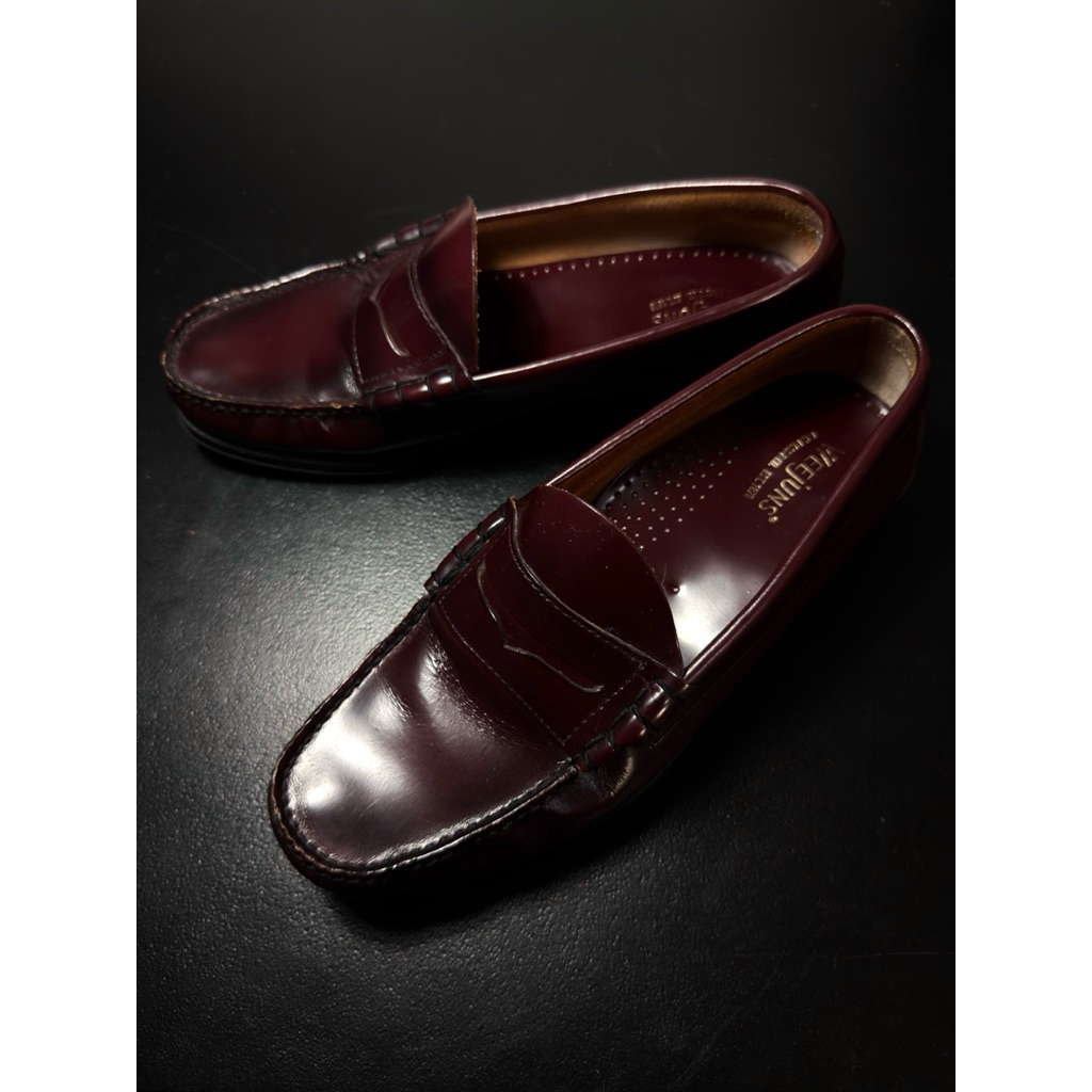 GH Bass Weejuns Wine Burgundy Peny Loafers