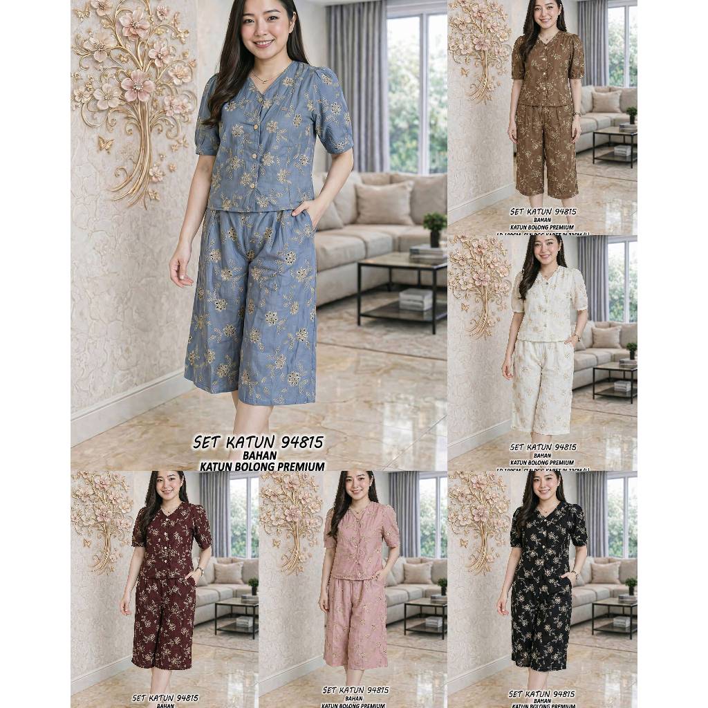 Setelan 94815 Set Katun Bolong Premium - KCB