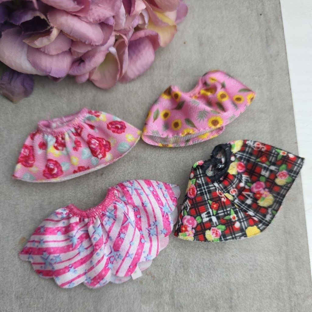 Rok / Celana Barbie Chelsea Mattel Pink / Red / Fuschia series skirt