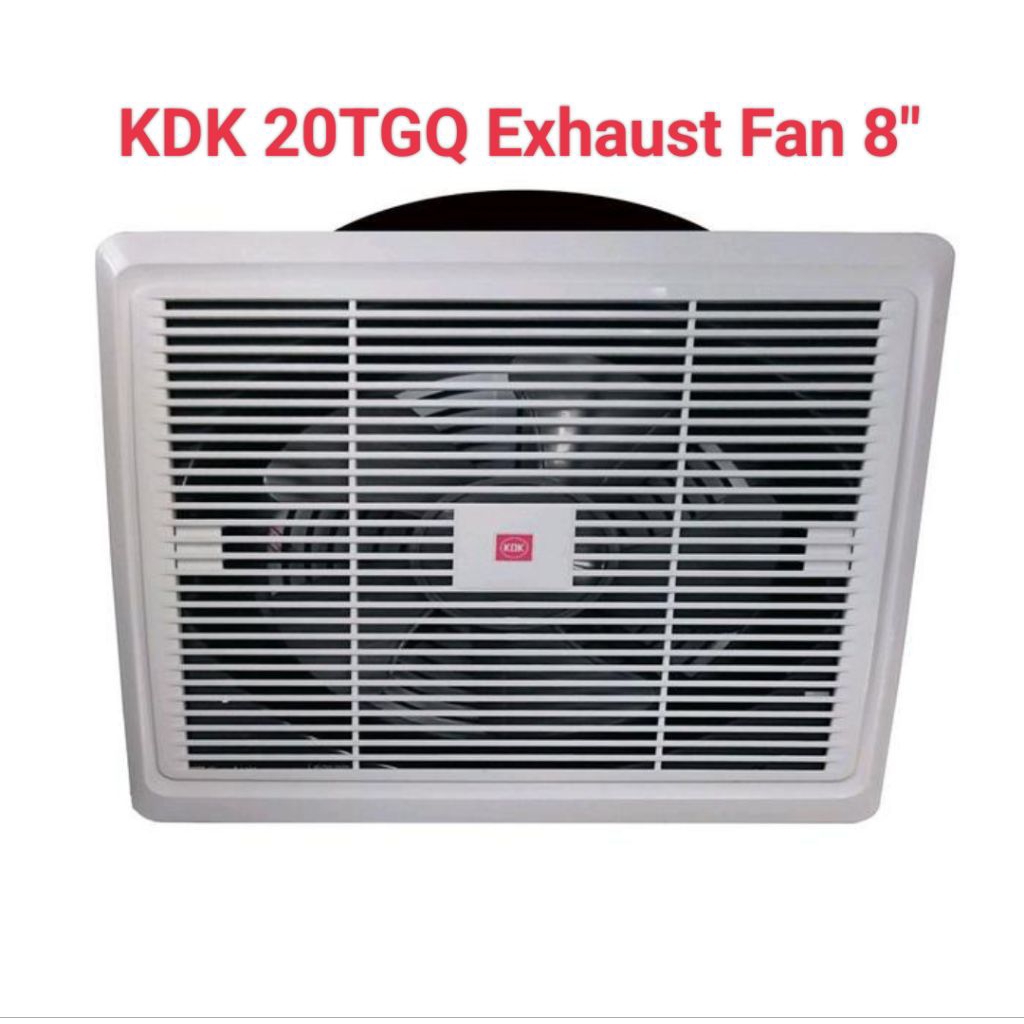 KDK EXHAUST FAN 8 INCH 20TGQ KIPAS EXHAUST CEILING / DINDING