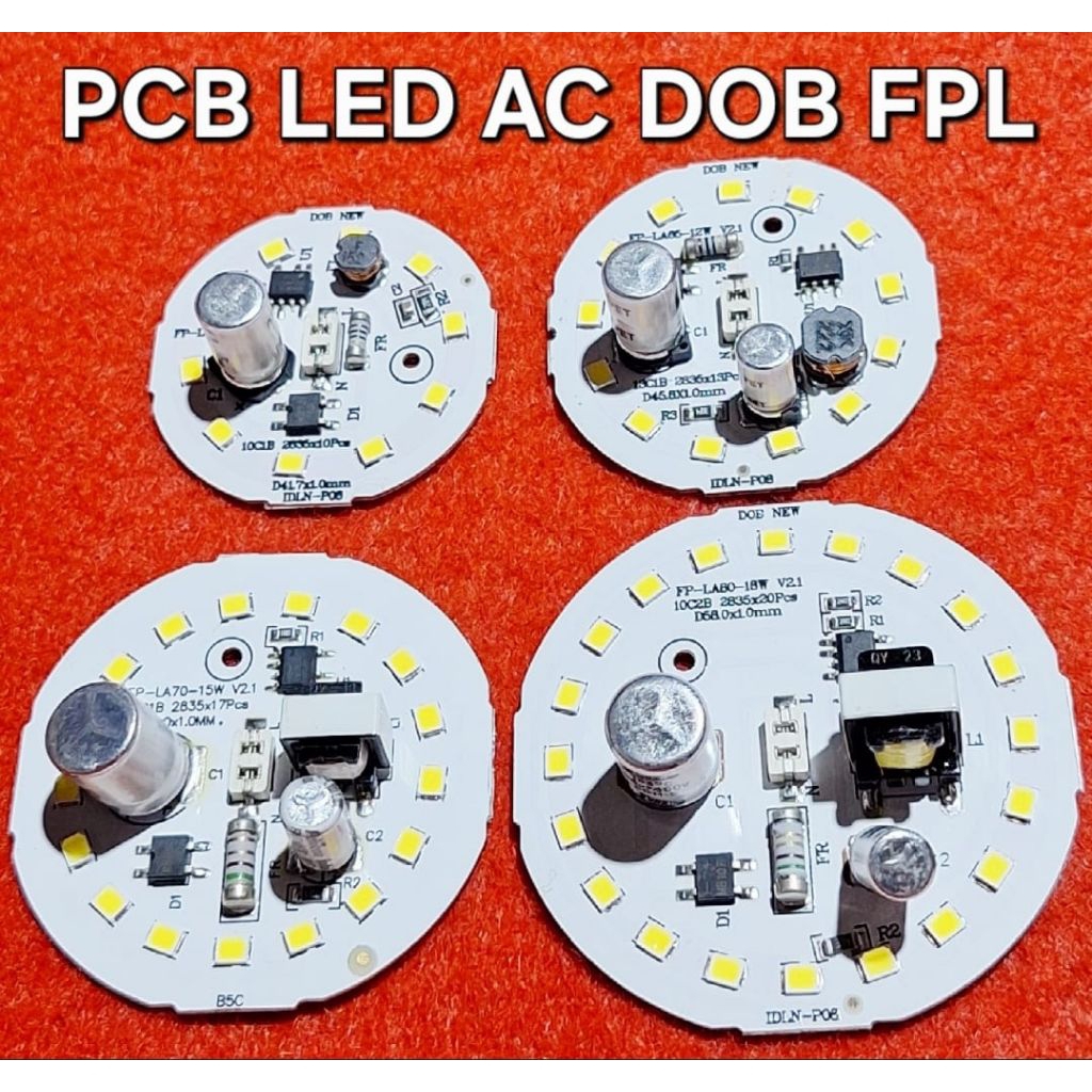 PCB LED AC DOB FPL 9 12 15 18 24 30 40 50 WATT
