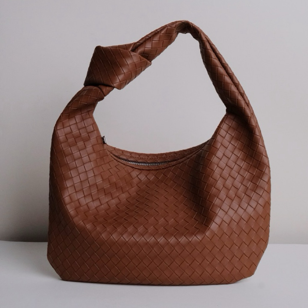 Merakit Bag - Tan - Tas Bottega anyaman
