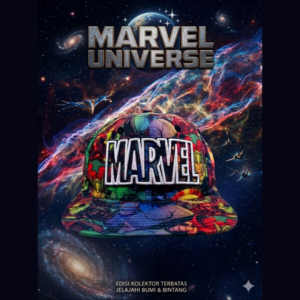 Marvel AOP Snapback Cap