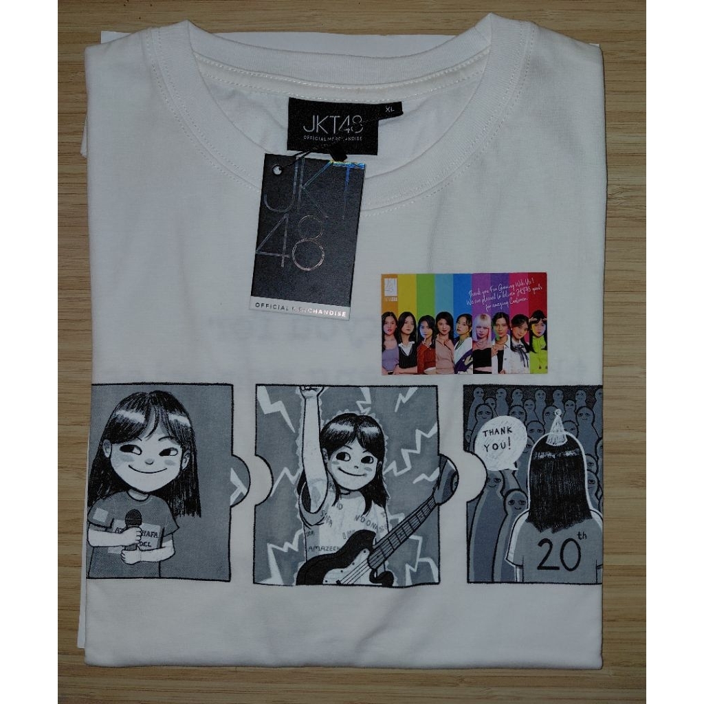 ORIGINAL OFC MERCHANDISE BIRTHDAY T-SHIRT EX JKT48 ZEE 2024