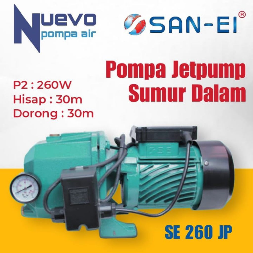 Pompa Air Jet Pump Sumur Dalam SAN EI SE 260 JP