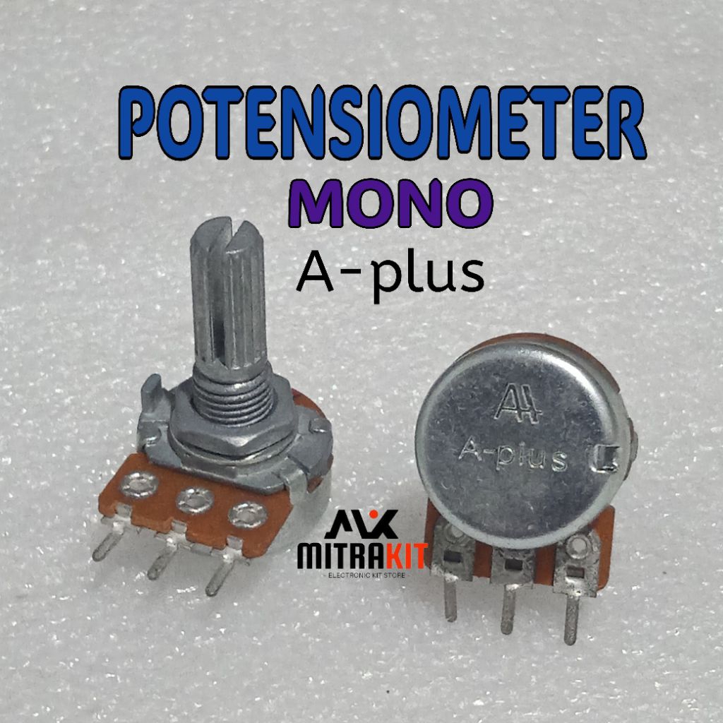 Potensiometer mono B50K potensio B50K 50K Aplus