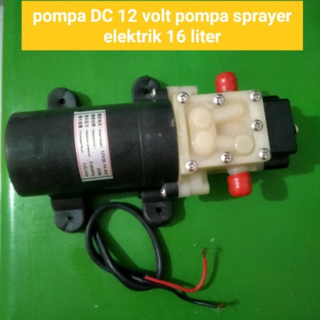 Dinamo sprayer semprotan elektrik tengki 16 liter-dinamo pump DC 12 volt