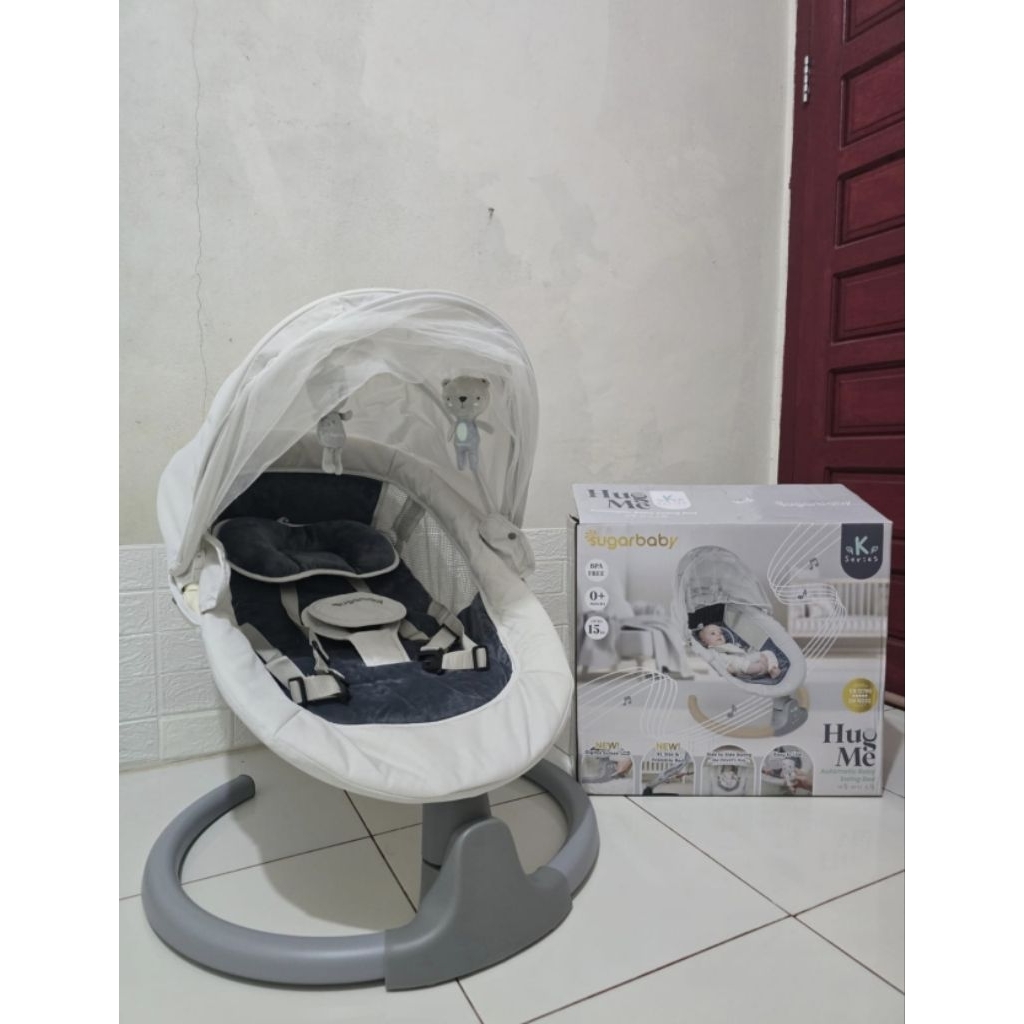 Sugar Baby HUG ME K-Series Ayunan Bayi Otomatis dengan Ayunan Alami dan Musik