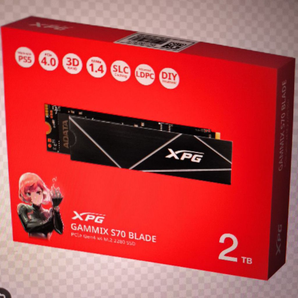 SSD 2TB ADATA S70 BLADE NVME GEN 4X4