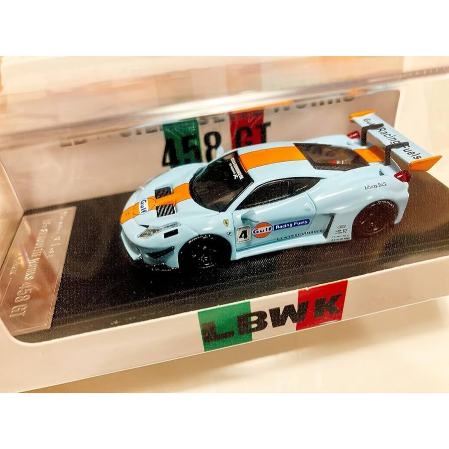 Star Model LBWK LB-Silhouette WORKS 458 GT Gulf Biru