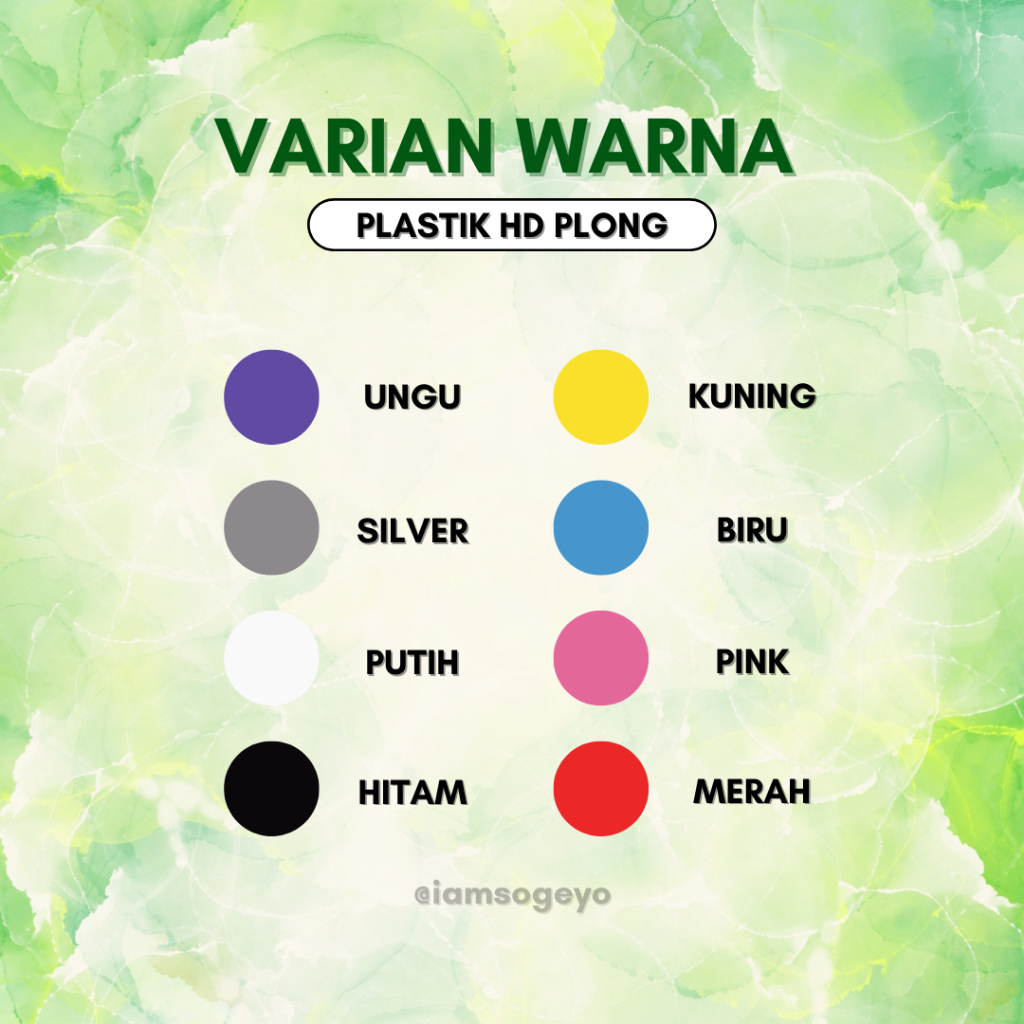 CUSTOM Plastik Sablon Packing Olshop Plong kresek 20x30 Murah Free Design