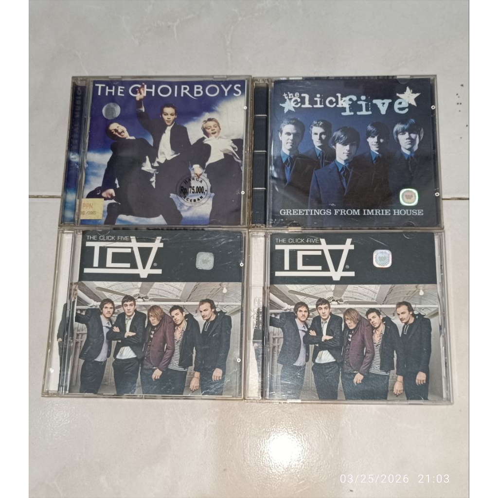 cd THE CHOIRBOYS / THE CLICK FIVE-Greetings From Imrie House / THE CLICK FIVE-TCV (1) / THE CLICK FI