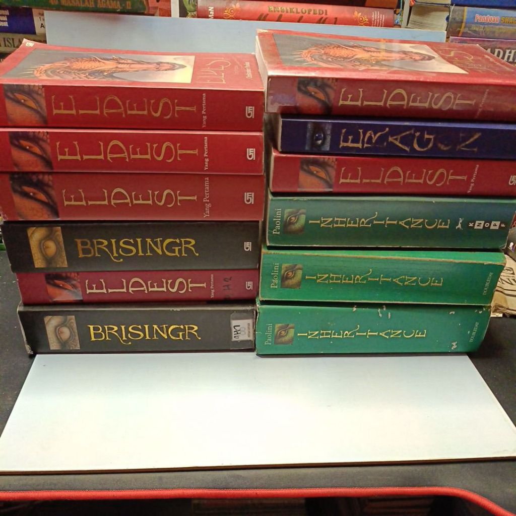 Novel The Inheritance Cycle Series By christian paolini Eragon brisinger inheritance eldest Original