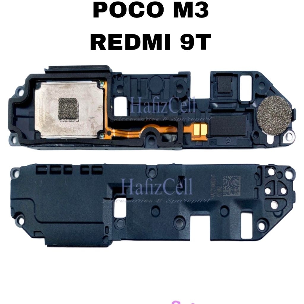 BUZZER BAWAH / SPEAKER BAWAH MUSIK HP XIAOMI REDMI 9T / POCO M3 ORI FULSHET