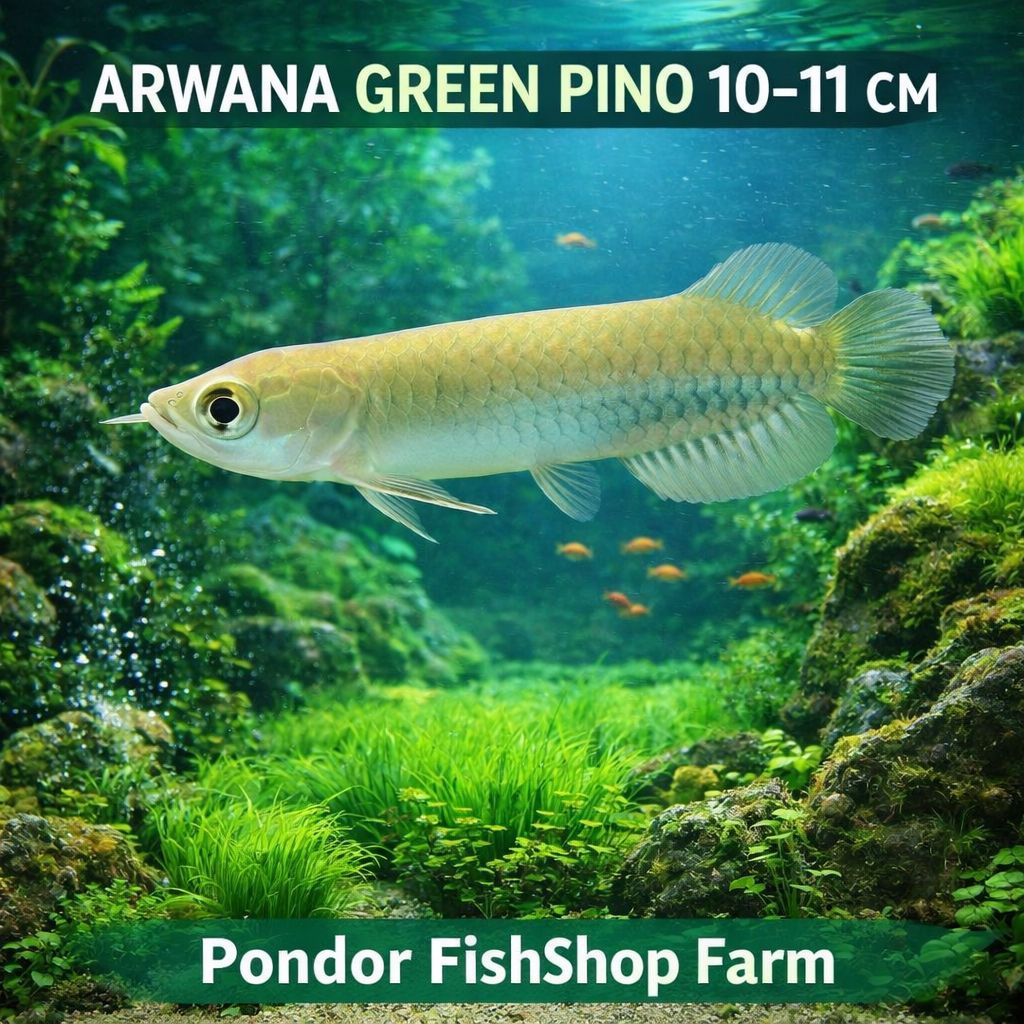 Arwana Green Pino 10-11 Cm