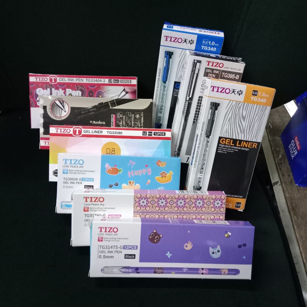 BOLPOINT GEL INK LINER PEN MERK TIZO