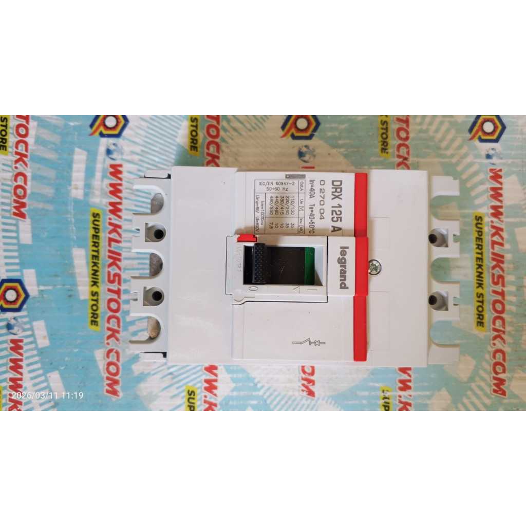 Legrand Moulded Case Circuit Breaker (MCCB) DRX³ 125