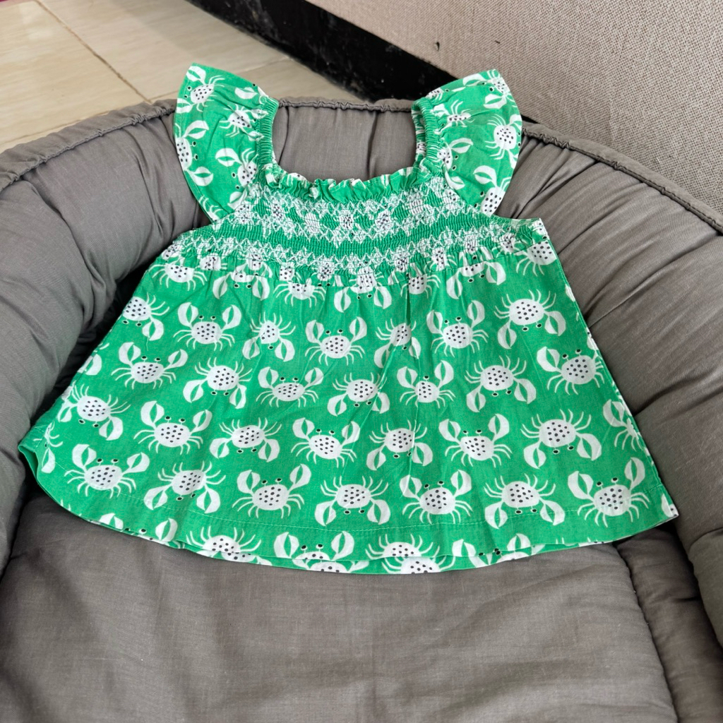 preloved atasan bayi smocked