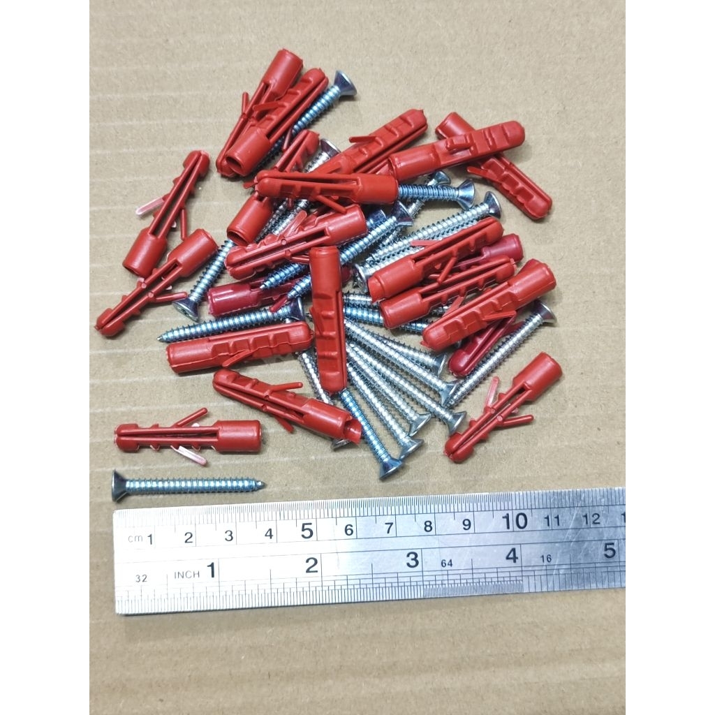 FISHER 4CM S8 SEKRUP+JANGKAR/DOWEL PLASTIK 4CM