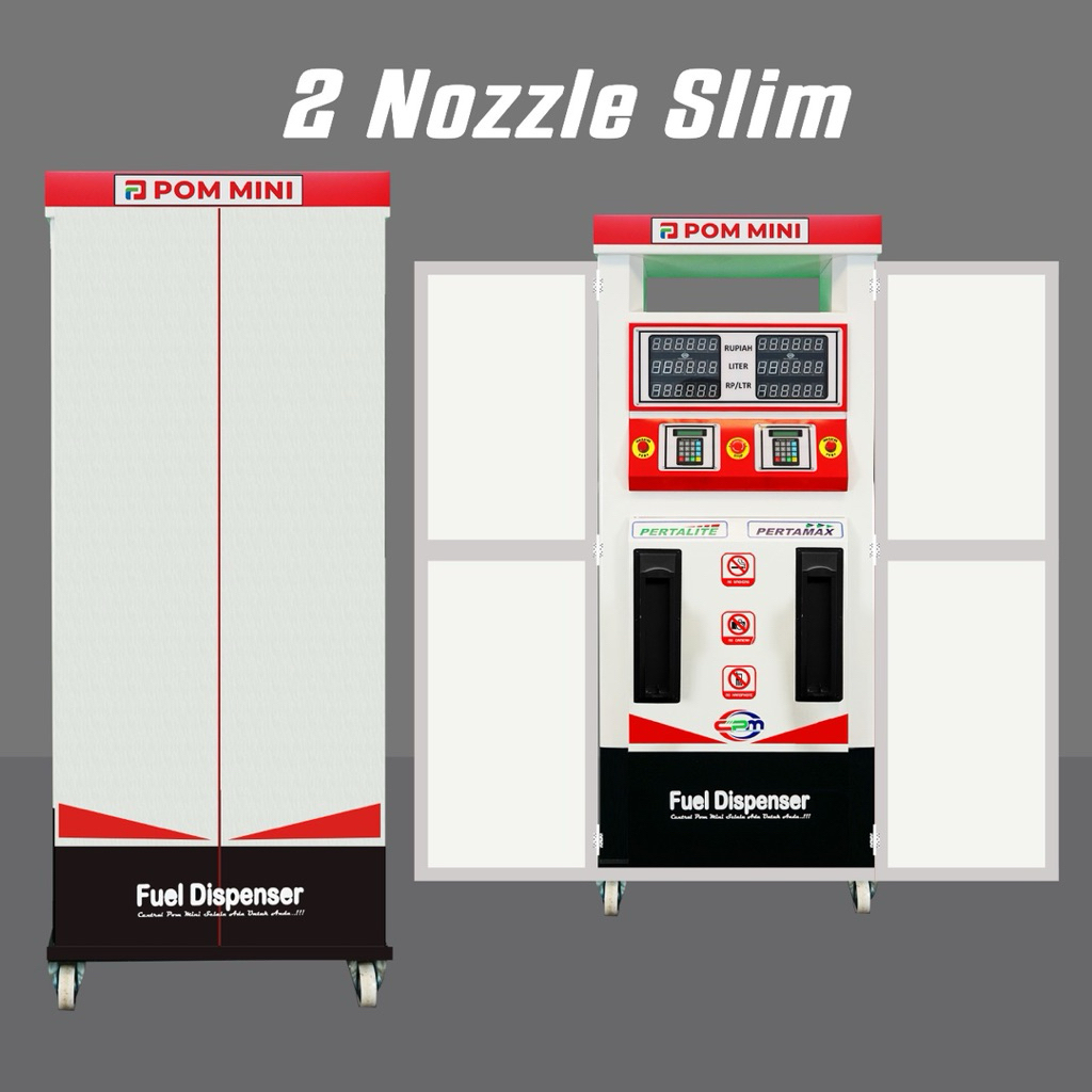 Pom Mini Digital 2 Nozzle Slim Full Pintu