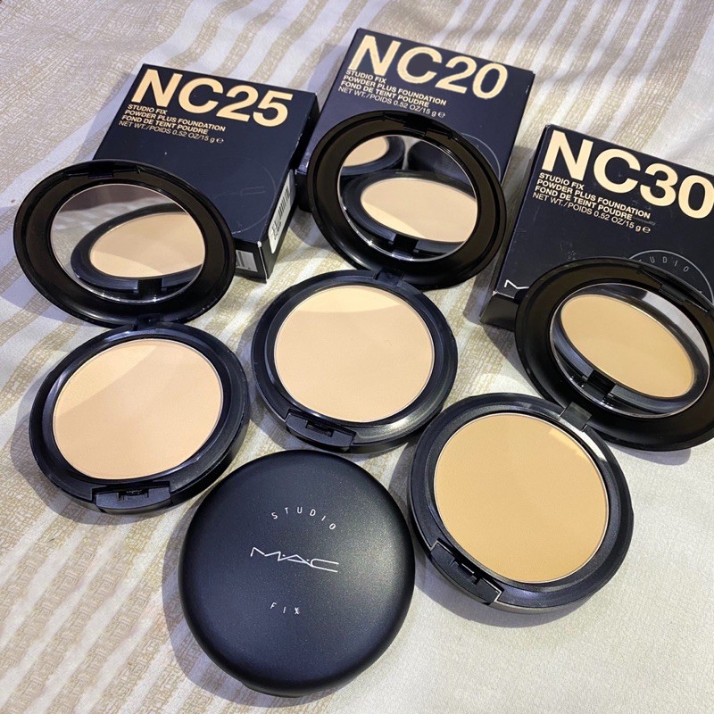 MAC Studio Fix Powder Plus Foundation • 15gr NC20 NC25 NC30 NC35 Bedak Padat[100% Original]