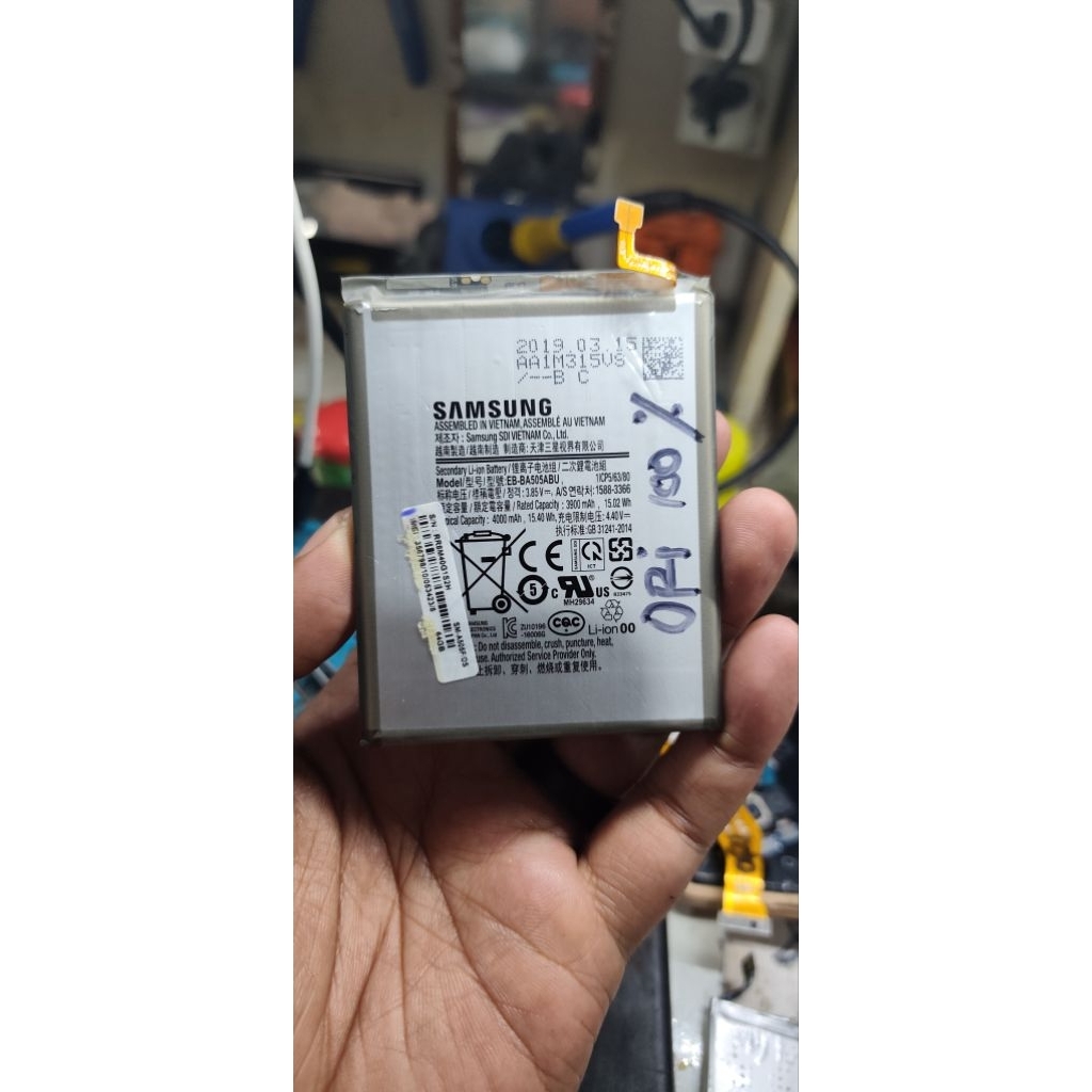baterai batre battery samsung a50 a505 a505f BA505ABU ori copotan