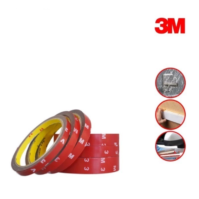 Double tape Busa 3M - Perekat - Foam Tape - Double Tape Foam - Foam double side tape Merah Original