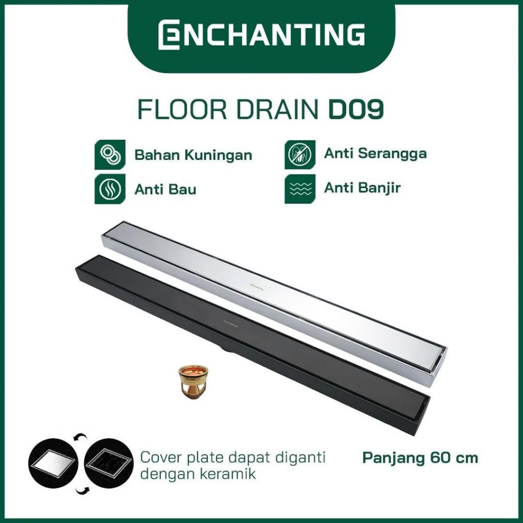 Smart Long Floor Drain Saringan Got Europe Enchanting D09 Panjang 60cm