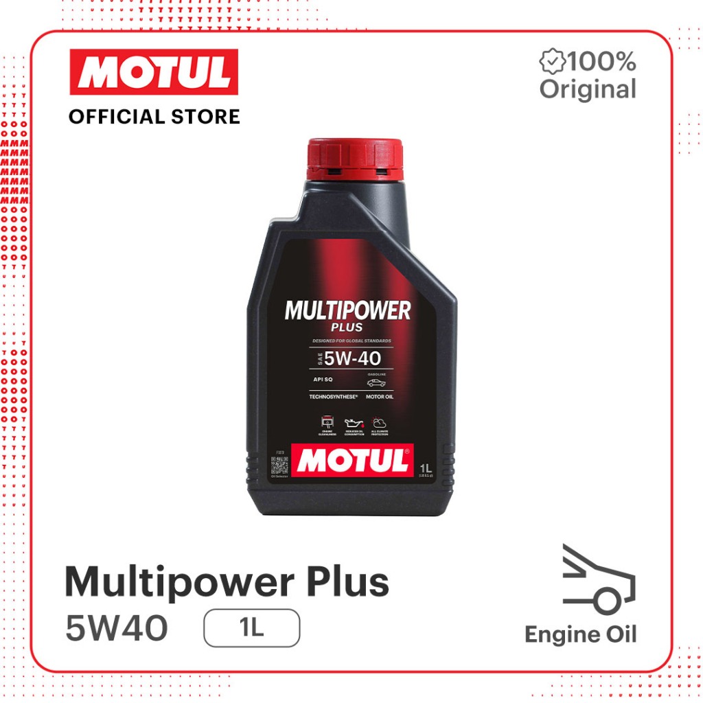 MOTUL MULTIPOWER PLUS 5W40 SQ 1L Oli Mesin Mobil
