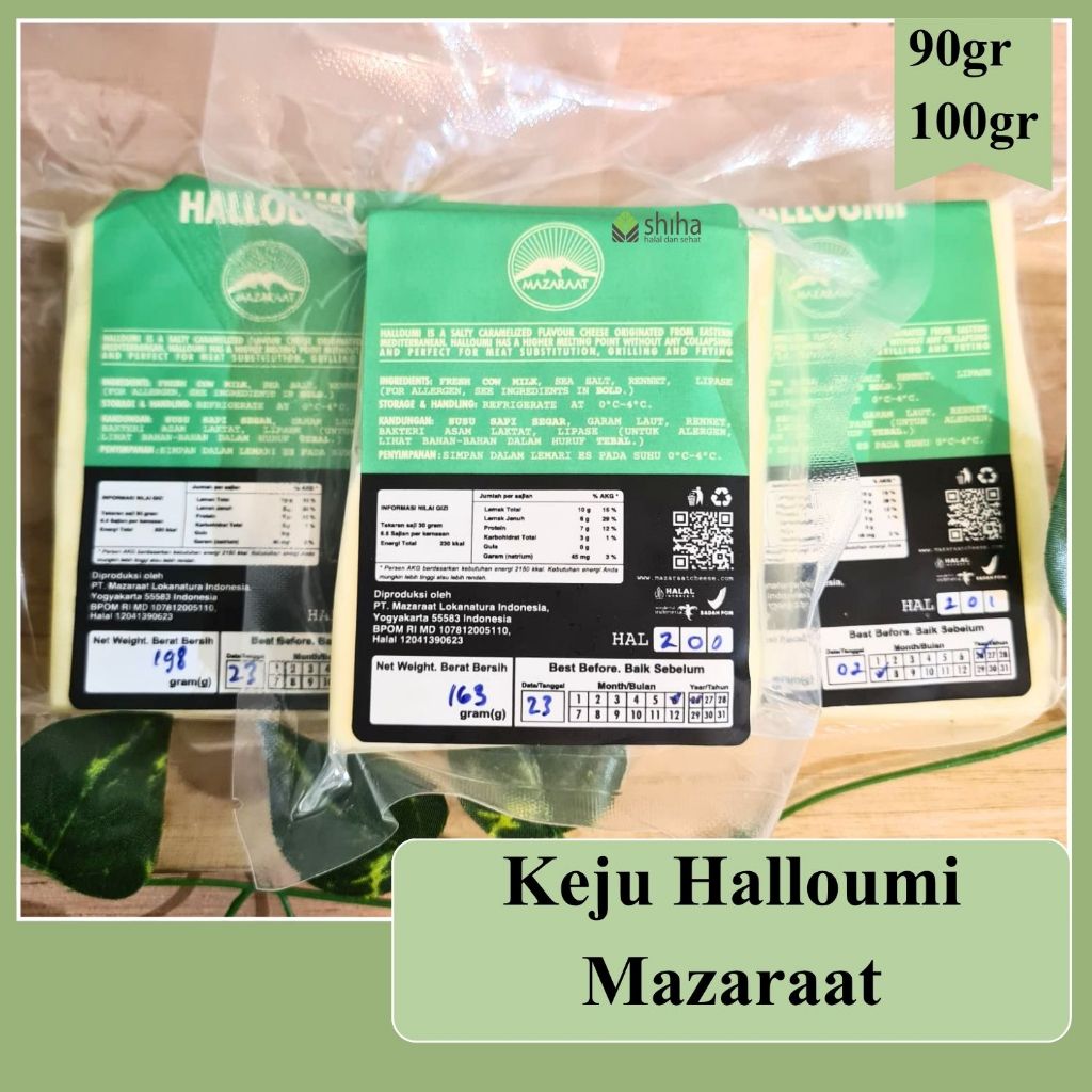 Keju Halloumi Mazaraat - Warung Shiha