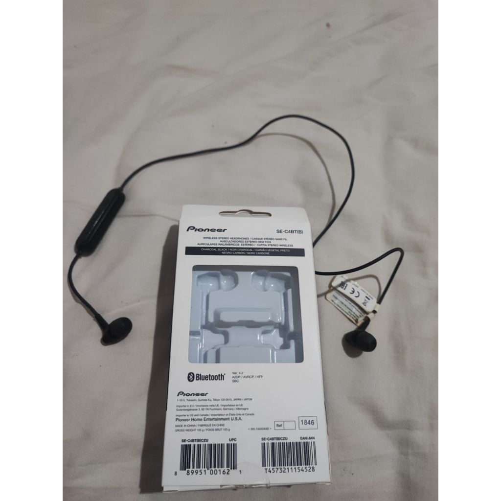 Pioneer wireless headphones SE-C4BT(B)