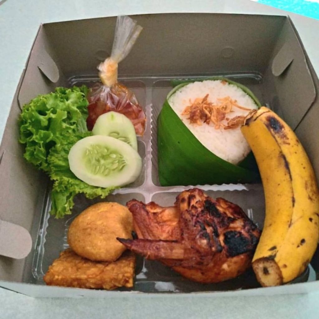 Paket Nasi Box Komplit Ayam Bakar Enak, bisa untuk Wedding, Arisan, Ulang Tahun, Gathering