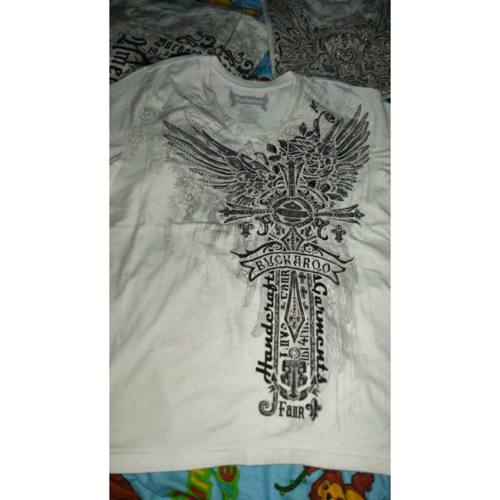 Buckaroo kaos t-shirt wanita branded v-neck limited edition