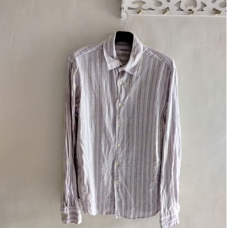 kemeja pria LINEN celio SIZE M