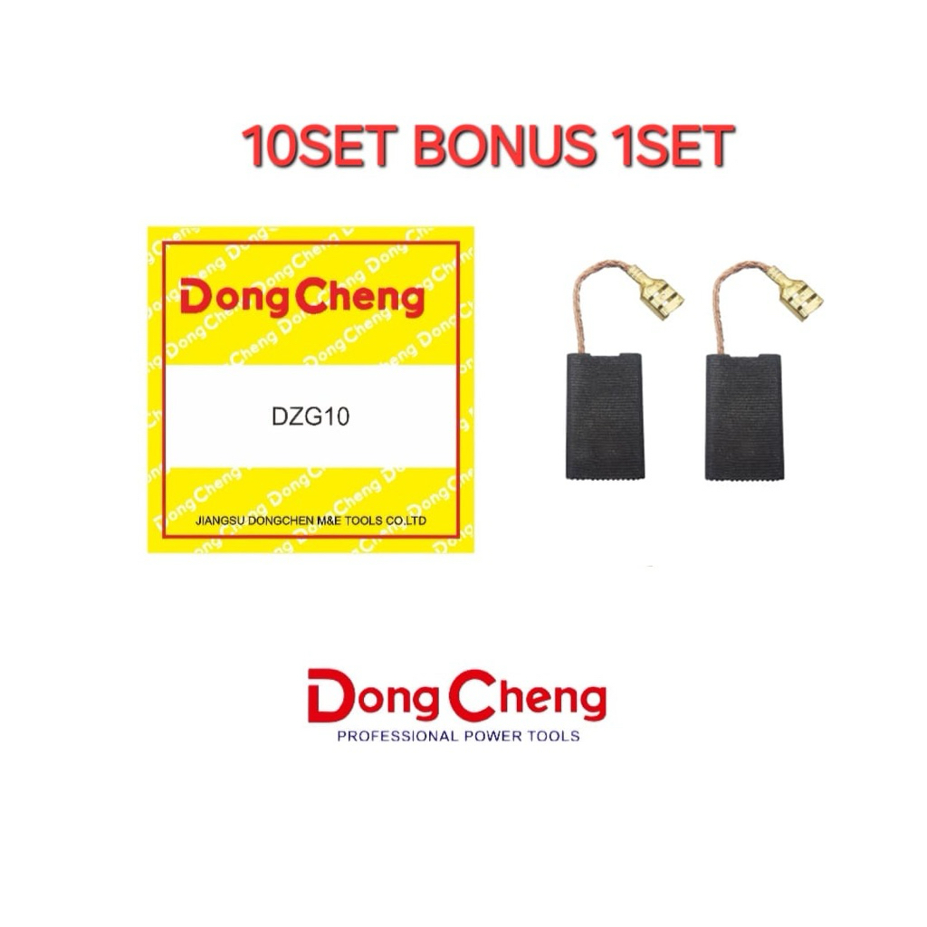1set carbon brush dzg10 dzg 10 dongcheng bobok beton