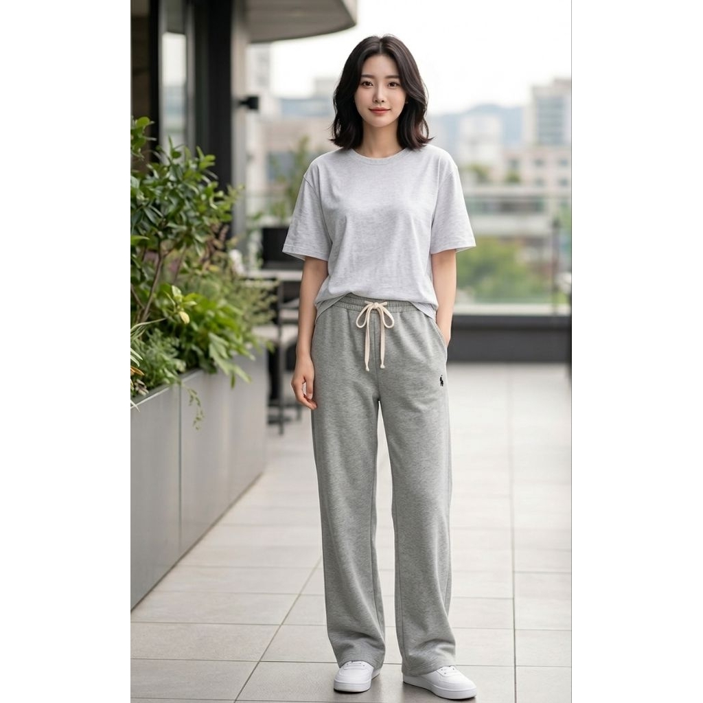 celana wanita panjang polo