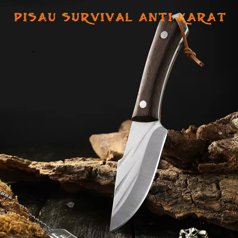 [ SUPER ] Premium Original Pisau Survival Pisau Tulang Daging Koki Jepang Super Serbaguna