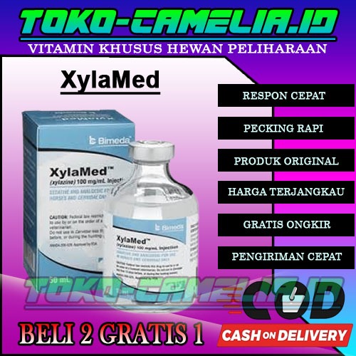 XylaMed (50mL) Obat Penenang Khusus Untuk Hewan Ternak