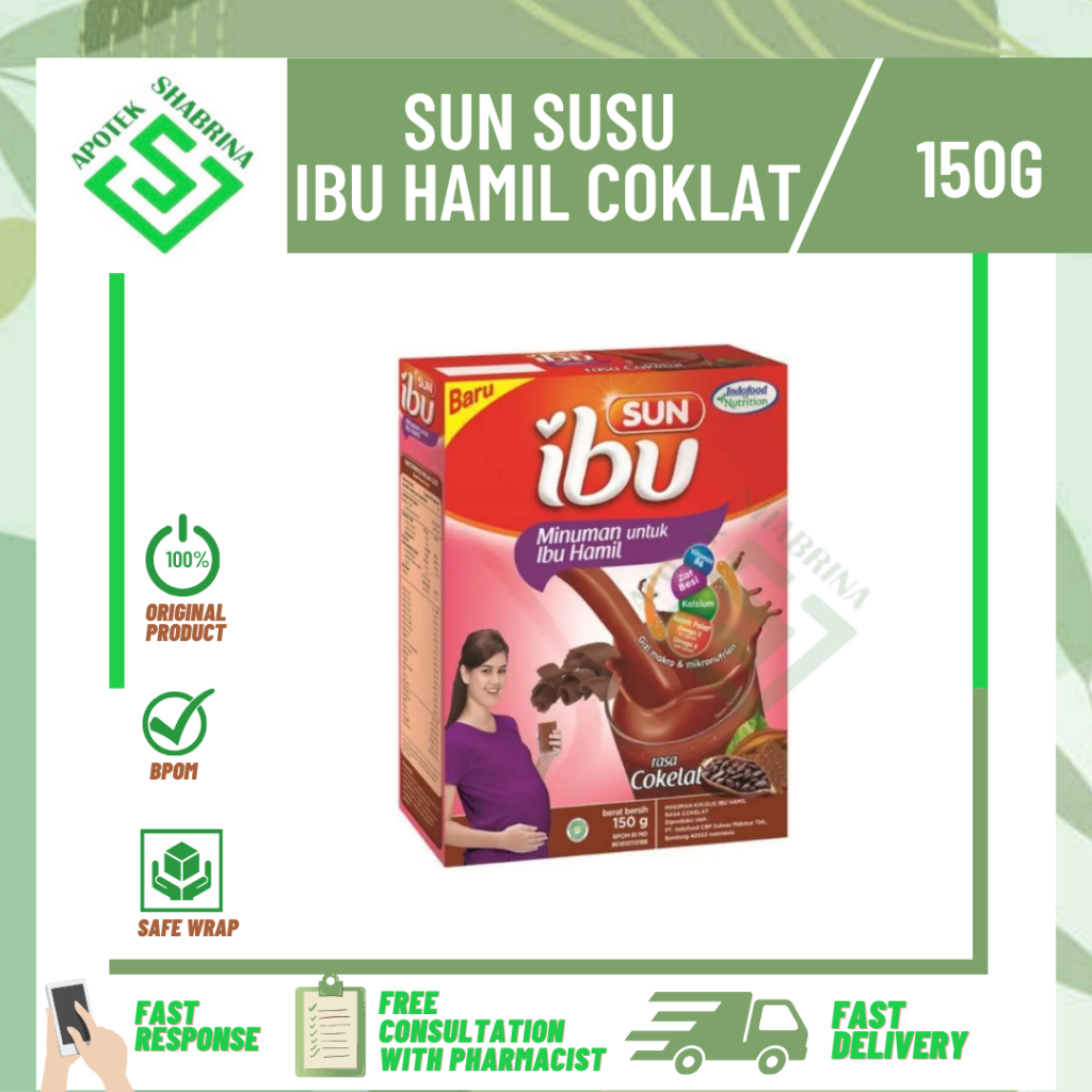 SUN SUSU IBU HAMIL COKLAT 150G /